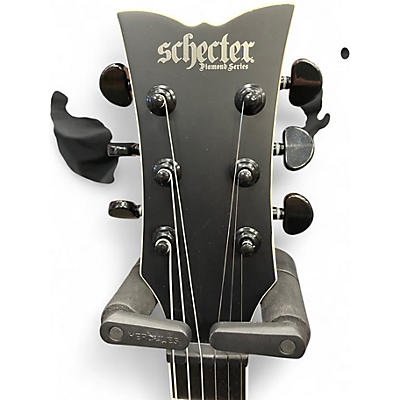 Used Schecter Guitar Research Solo-II SLS Elite Evil Twin Satin Black Solid Body Electric Guitar
