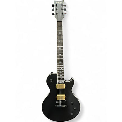 Used Schecter Guitar Research Solo-II SLS Elite Evil Twin Satin Black Solid Body Electric Guitar