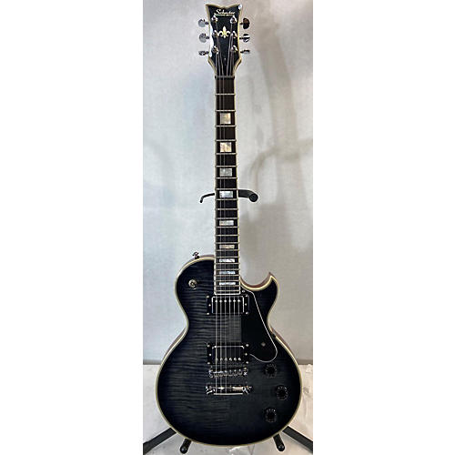 Schecter Guitar Research Used Schecter Guitar Research Solo II Trans Black Solid Body Electric Guitar Trans Black