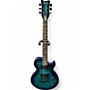 Used Schecter Guitar Research Solo Ocean Blue Burst Solid Body Electric Guitar Ocean Blue Burst