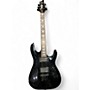 Used Schecter Guitar Research Spitfire-6 Diamond series Black Solid Body Electric Guitar Black