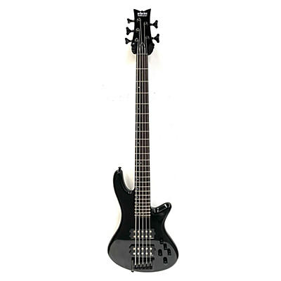 Schecter Guitar Research Used Schecter Guitar Research Stage-5 Black Electric Bass Guitar