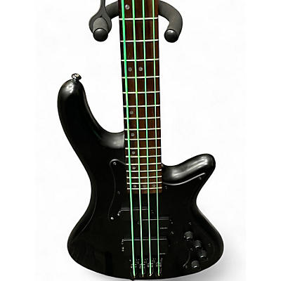 Used Schecter Guitar Research Stealth-4 Black Electric Bass Guitar