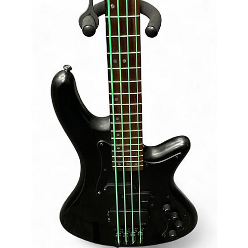 Used Schecter Guitar Research Stealth-4 Black Electric Bass Guitar Black