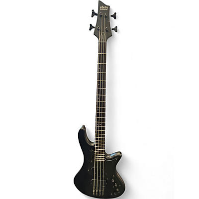 Used Schecter Guitar Research Stealth 4 Black Electric Bass Guitar