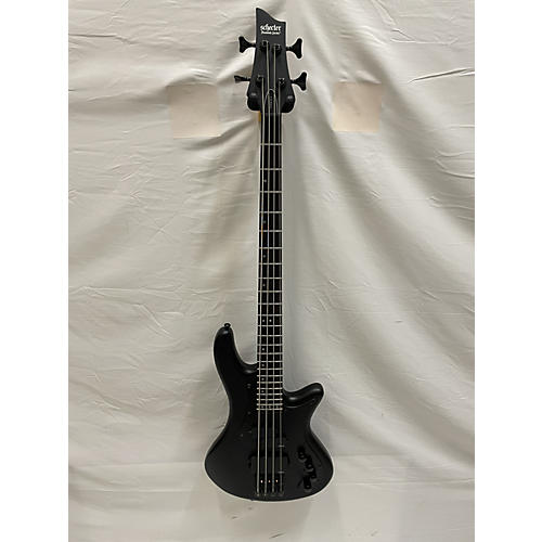 Schecter Guitar Research Used Schecter Guitar Research Stealth-4 Flat Black Electric Bass Guitar Flat Black