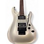 Used Schecter Guitar Research Stealth C-1 FR Silver Solid Body Electric Guitar Silver