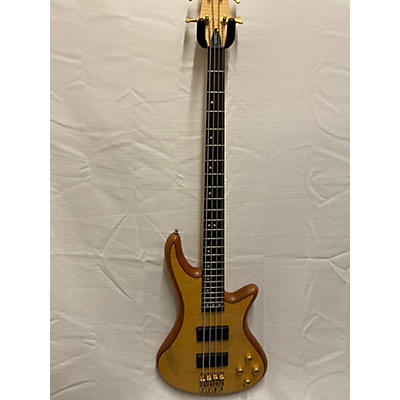 Schecter Guitar Research Used Schecter Guitar Research Stiletto Custom 4 String Natural Electric Bass Guitar