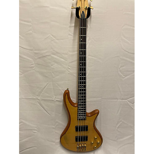 Schecter Guitar Research Used Schecter Guitar Research Stiletto Custom 4 String Natural Electric Bass Guitar Natural