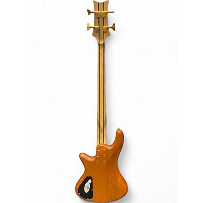 Schecter Guitar Research Used Schecter Guitar Research Stiletto Custom 4 String Natural Electric Bass Guitar