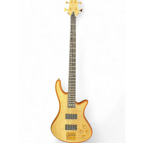 Schecter Guitar Research Used Schecter Guitar Research Stiletto Custom 4 String Natural Electric Bass Guitar Natural