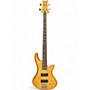 Used Schecter Guitar Research Stiletto Custom 4 String Natural Electric Bass Guitar Natural