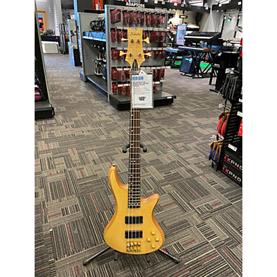 Schecter Guitar Research Used Schecter Guitar Research Stiletto Custom 4 String Natural Satin Electric Bass Guitar