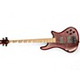 Used Schecter Guitar Research Stiletto Custom 4 String RED Electric Bass Guitar RED
