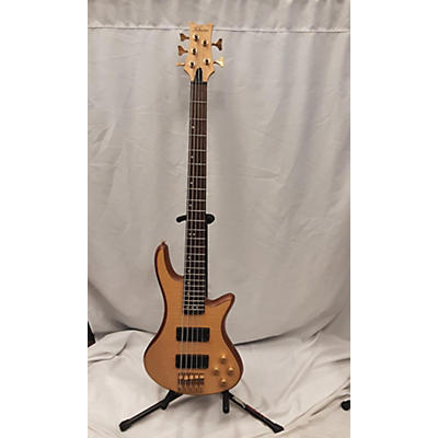 Schecter Guitar Research Used Schecter Guitar Research Stiletto Custom 5 String Natural Electric Bass Guitar