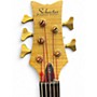 Used Schecter Guitar Research Stiletto Custom 5 String Natural Electric Bass Guitar Natural