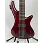 Used Schecter Guitar Research Used Schecter Guitar Research Stiletto Custom 5 String Ruby Electric Bass Guitar Ruby