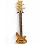 Used Schecter Guitar Research Stiletto Custom 5 String satin natural Electric Bass Guitar satin natural