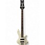 Used Schecter Guitar Research Stiletto Deluxe 4 String Alpine White Electric Bass Guitar Alpine White