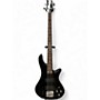 Used Schecter Guitar Research Stiletto Deluxe 4 String Black Electric Bass Guitar Black