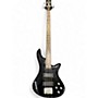 Used Schecter Guitar Research Stiletto Deluxe 4 String Black Electric Bass Guitar Black