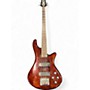 Used Schecter Guitar Research Stiletto Deluxe 4 String Brown Electric Bass Guitar Brown