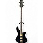 Used Schecter Guitar Research Used Schecter Guitar Research Stiletto Elite 4 String BLACK WITH NATURAL STRIPE Electric Bass Guitar BLACK WITH NATURAL STRIPE