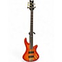 Used Schecter Guitar Research Stiletto Elite 5 String HONEYBURST Electric Bass Guitar HONEYBURST