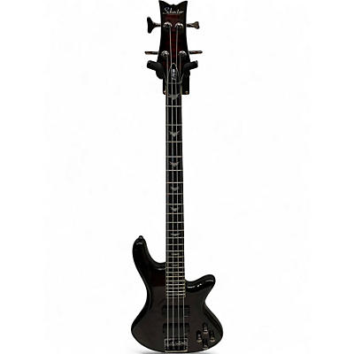 Used Schecter Guitar Research Stiletto Extreme 4 String BLACK CHERRY Electric Bass Guitar