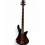 Used Schecter Guitar Research Stiletto Extreme 4 String Black Cherry Electric Bass Guitar Black Cherry