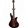 Used Schecter Guitar Research Stiletto Extreme 4 String Black Cherry Electric Bass Guitar Black Cherry
