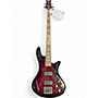 Used Schecter Guitar Research Stiletto Extreme 4 String Black Cherry Electric Bass Guitar Black Cherry