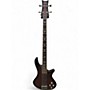 Used Schecter Guitar Research Stiletto Extreme 4 String Black Cherry Electric Bass Guitar Black Cherry