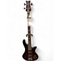 Used Schecter Guitar Research Stiletto Extreme 4 String Black Cherry Electric Bass Guitar Black Cherry