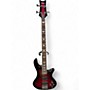 Used Schecter Guitar Research Stiletto Extreme 4 String Black Cherry Electric Bass Guitar Black Cherry