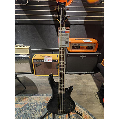 Schecter Guitar Research Used Schecter Guitar Research Stiletto Extreme 4 String Black Electric Bass Guitar