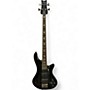 Used Schecter Guitar Research Stiletto Extreme 4 String Black Electric Bass Guitar Black