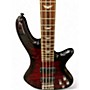 Used Schecter Guitar Research Stiletto Extreme 4 String Cherry Sunburst Electric Bass Guitar Cherry Sunburst