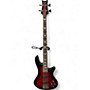 Used Schecter Guitar Research Stiletto Extreme 4 String Crimson Red Burst Electric Bass Guitar Crimson Red Burst
