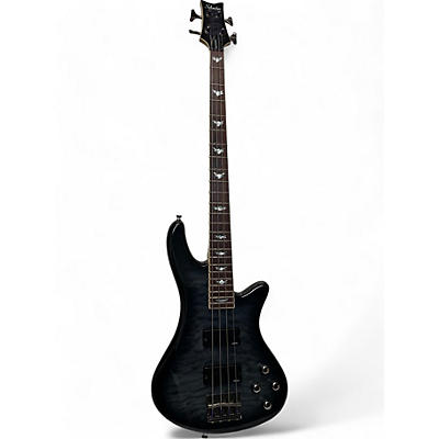 Schecter Guitar Research Used Schecter Guitar Research Stiletto Extreme 4 String Trans Charcoal Electric Bass Guitar