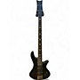 Used Schecter Guitar Research Stiletto Extreme 4 String Trans Charcoal Electric Bass Guitar Trans Charcoal