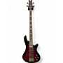 Used Schecter Guitar Research Used Schecter Guitar Research Stiletto Extreme 4 String Trans Crimson Red Electric Bass Guitar Trans Crimson Red