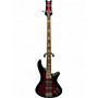 Used Schecter Guitar Research Stiletto Extreme 4 String Trans Red Electric Bass Guitar Trans Red