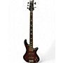 Used Schecter Guitar Research Stiletto Extreme 5 String Black Electric Bass Guitar Black