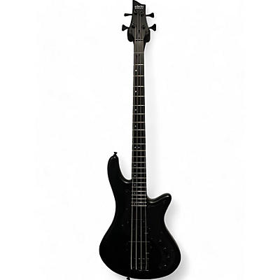 Schecter Guitar Research Used Schecter Guitar Research Stiletto Stealth 4 Black Electric Bass Guitar