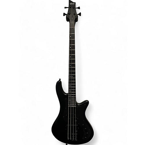 Schecter Guitar Research Used Schecter Guitar Research Stiletto Stealth 4 Black Electric Bass Guitar Black