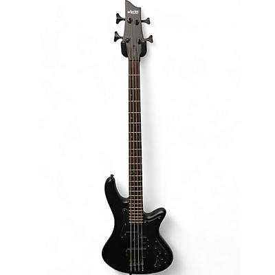 Schecter Guitar Research Used Schecter Guitar Research Stiletto Stealth-4  Black Electric Bass Guitar