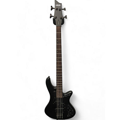 Schecter Guitar Research Used Schecter Guitar Research Stiletto Stealth-4  Black Electric Bass Guitar Black