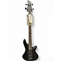 Used Schecter Guitar Research Stiletto Stealth 4 Black Electric Bass Guitar Black
