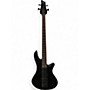 Used Schecter Guitar Research Stiletto Stealth 4 Satin Black Electric Bass Guitar Satin Black
